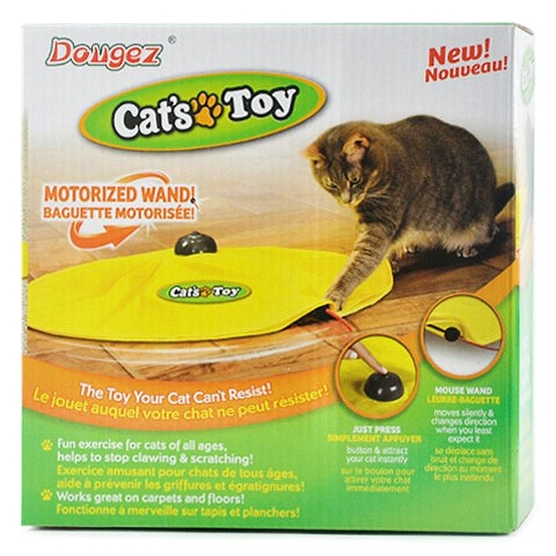 צעצוע אינטראקטיבי חשמלי לחתול דמוי זנב של עכבר