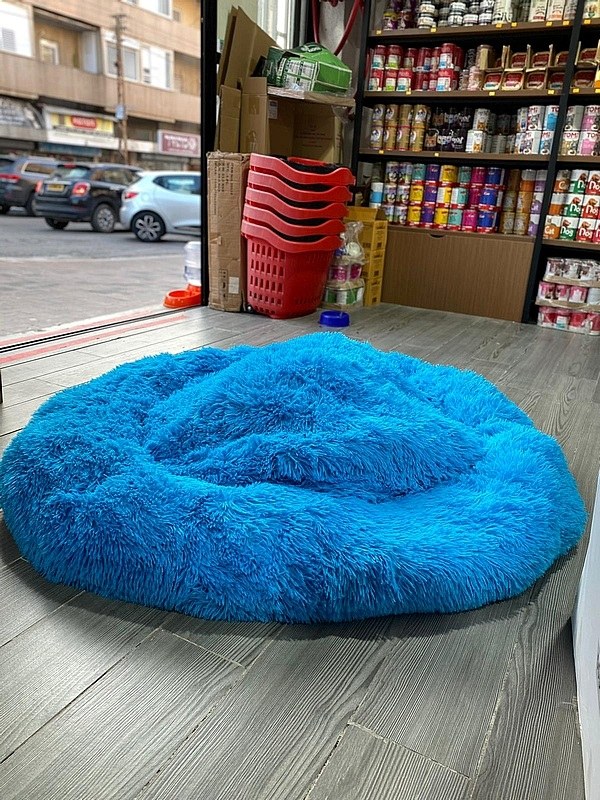 מיטת שאגי פלאפית ורכה בצבע תכלת 120 ס"מ
