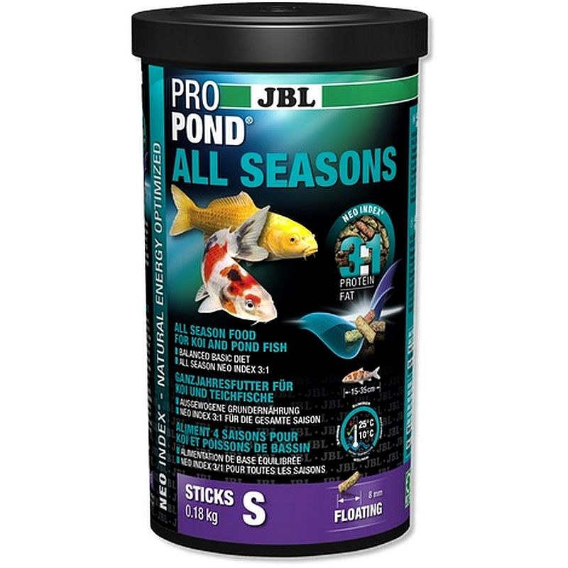 מזון לדגי בריכות לכל העונות - PRO POND ALL SEASONS