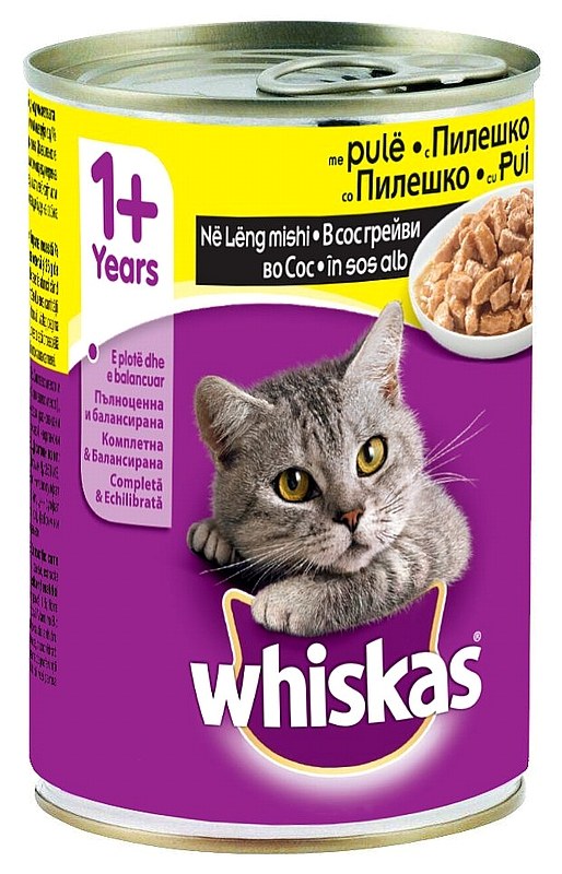 שימורי עוף לחתול וויסקס - ‏Whiskas