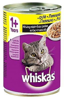 שימורי עוף לחתול וויסקס - ‏Whiskas